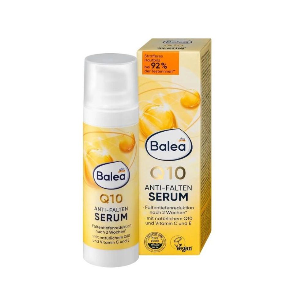 Serum giảm nếp nhăn Balea Q10 30ml - Huyết thanh chống lão hóa Đức giúp làm mịn và săn chắc da, hiệu quả nhanh chóng.
